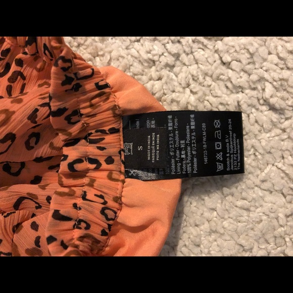 Scotch and soda leopard print ruffle layer skirt - Picture 4 of 4